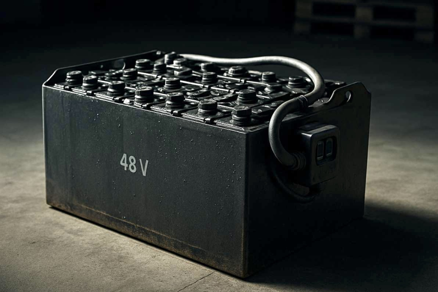 Тяговые аккумуляторы для складской техники Komatsu: полное руководство по выбору и эксплуатации